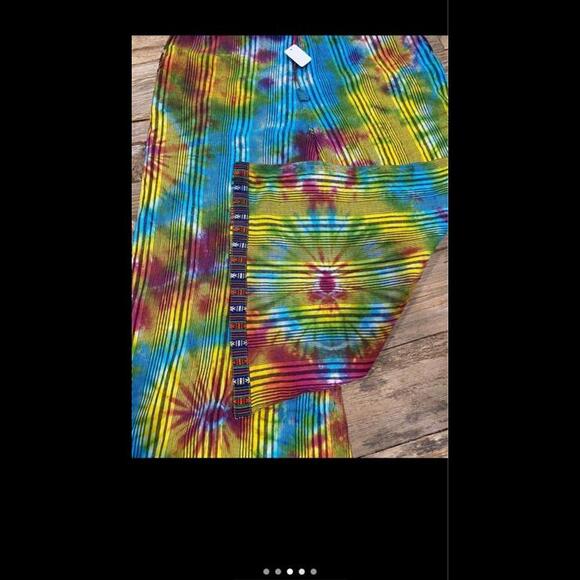 handmade Tie dye palazzo pants - Picture 4 of 9